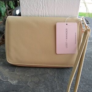 NWT Lost + Wander Passport Wristlet